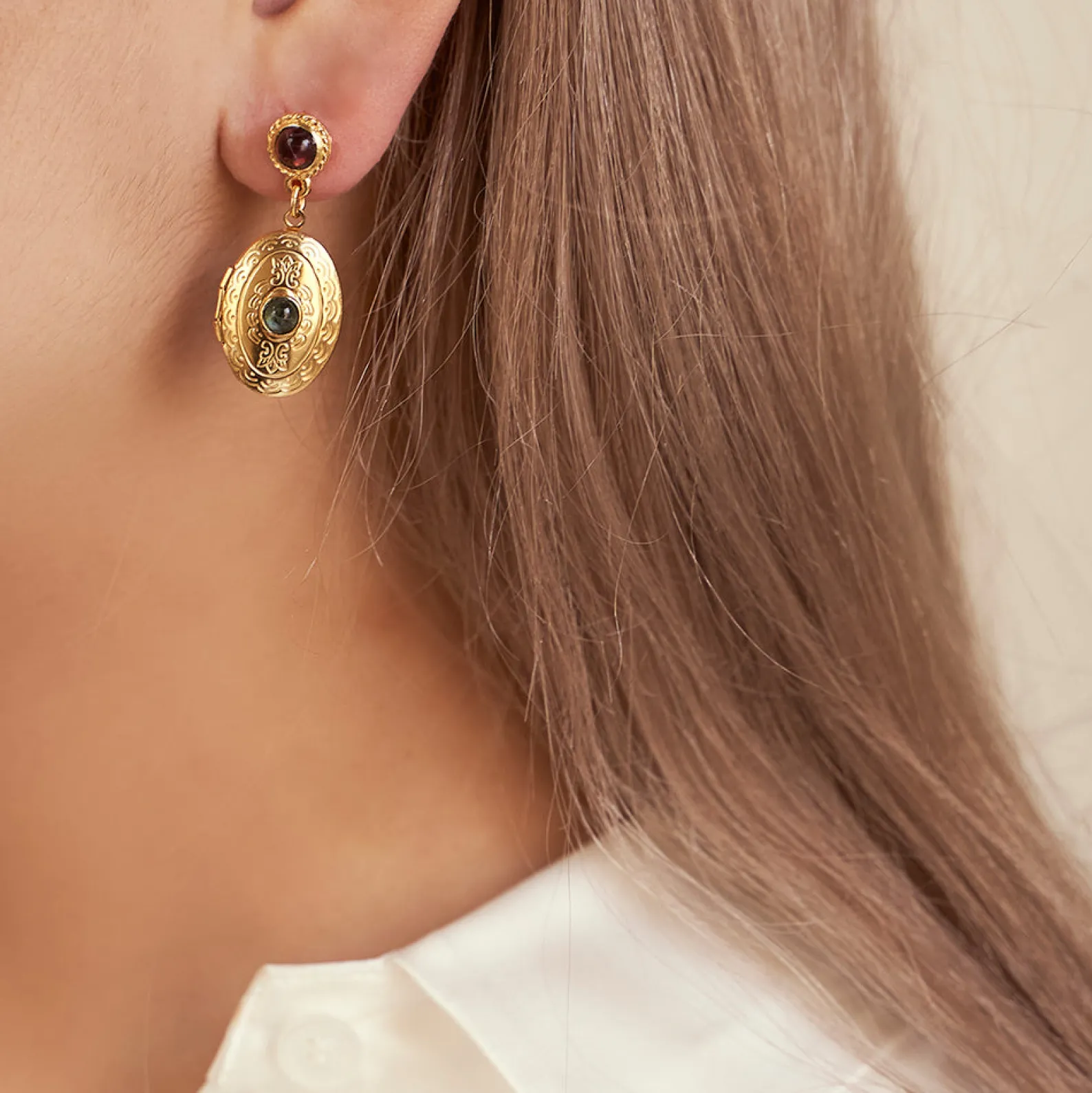 Ben-Amun Beatrix Earrings Fashion