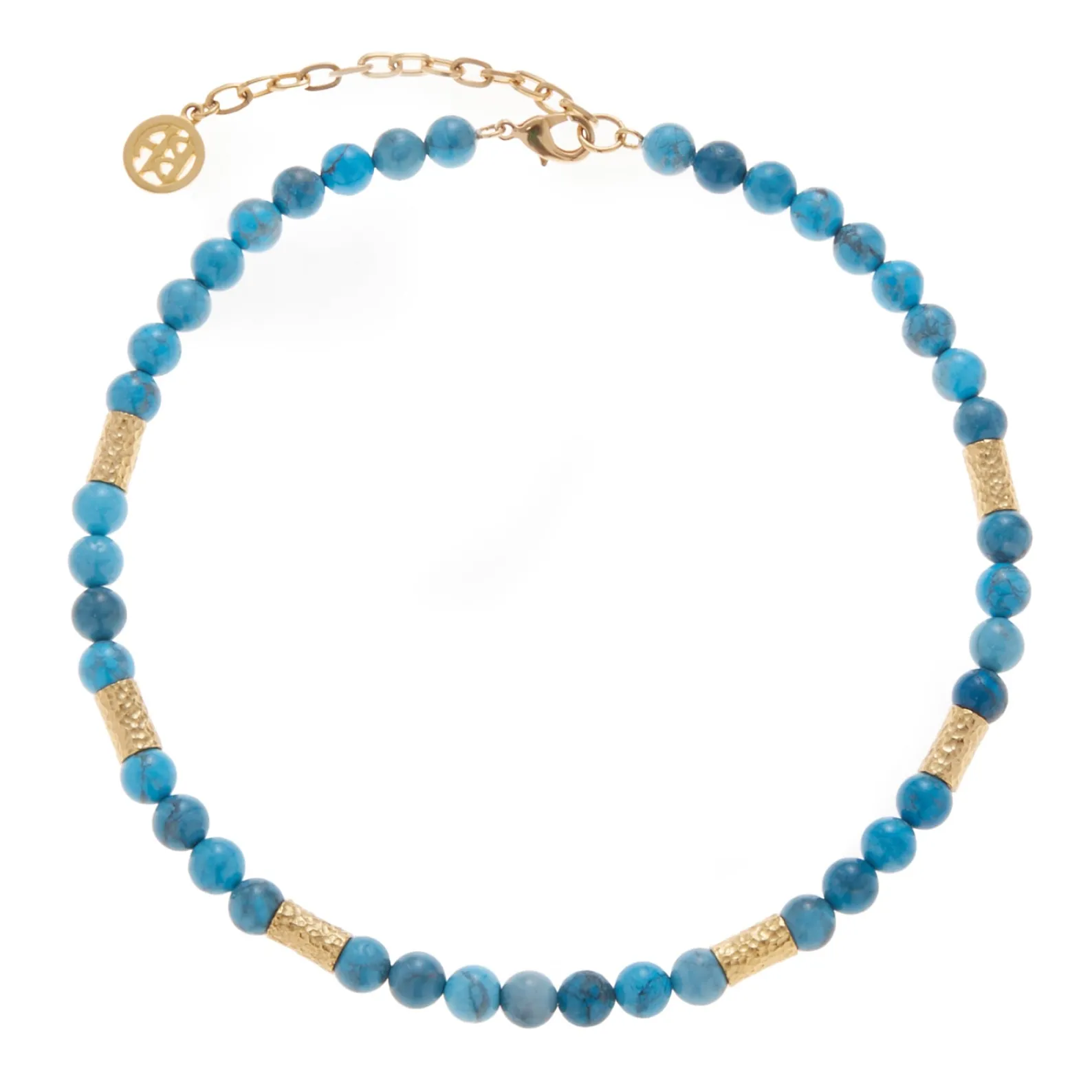 Ben-Amun Blue Motorcycle Necklace Clearance