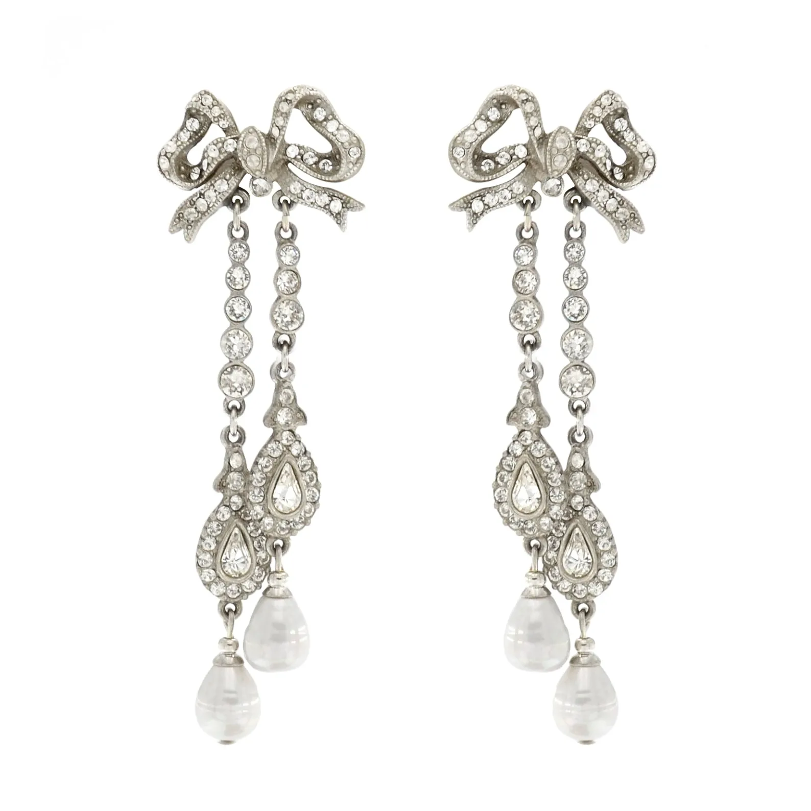 Ben-Amun Bow Earrings Outlet