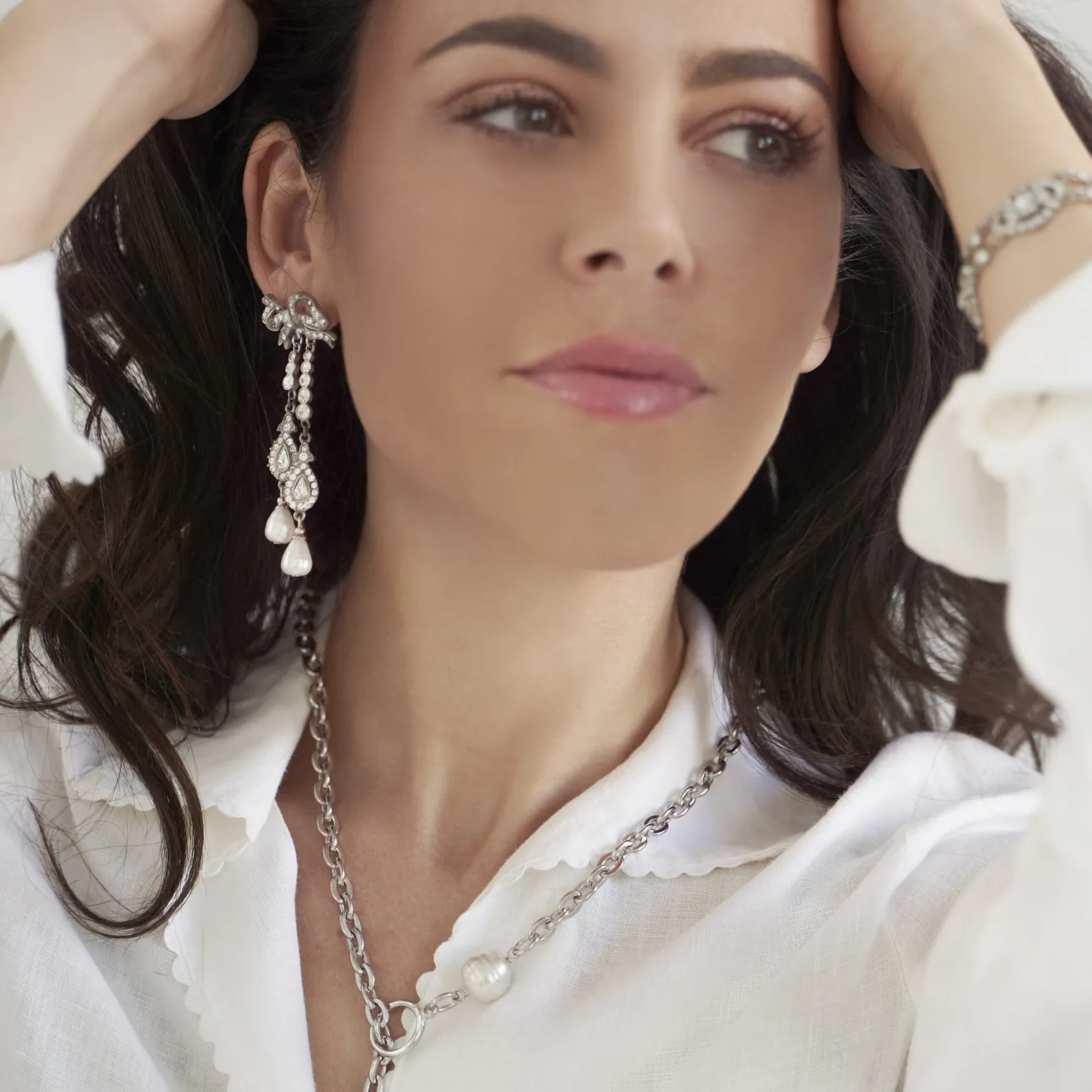 Ben-Amun Bow Earrings Outlet