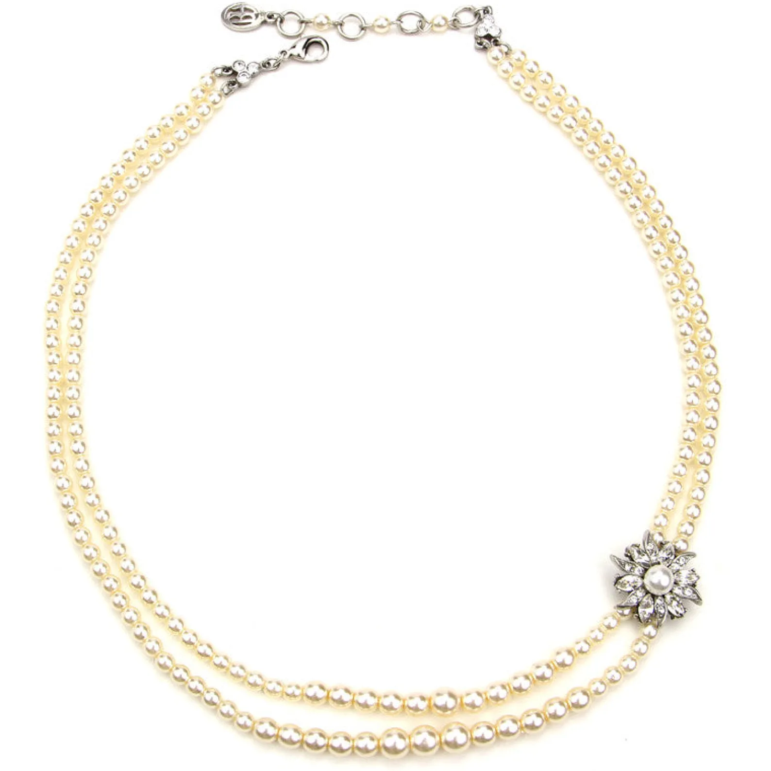 Ben-Amun Crystal Daisy Necklace Best Sale