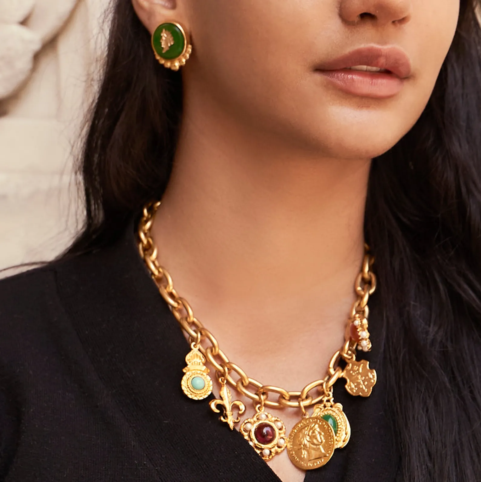 Ben-Amun Klimt Earrings Clearance