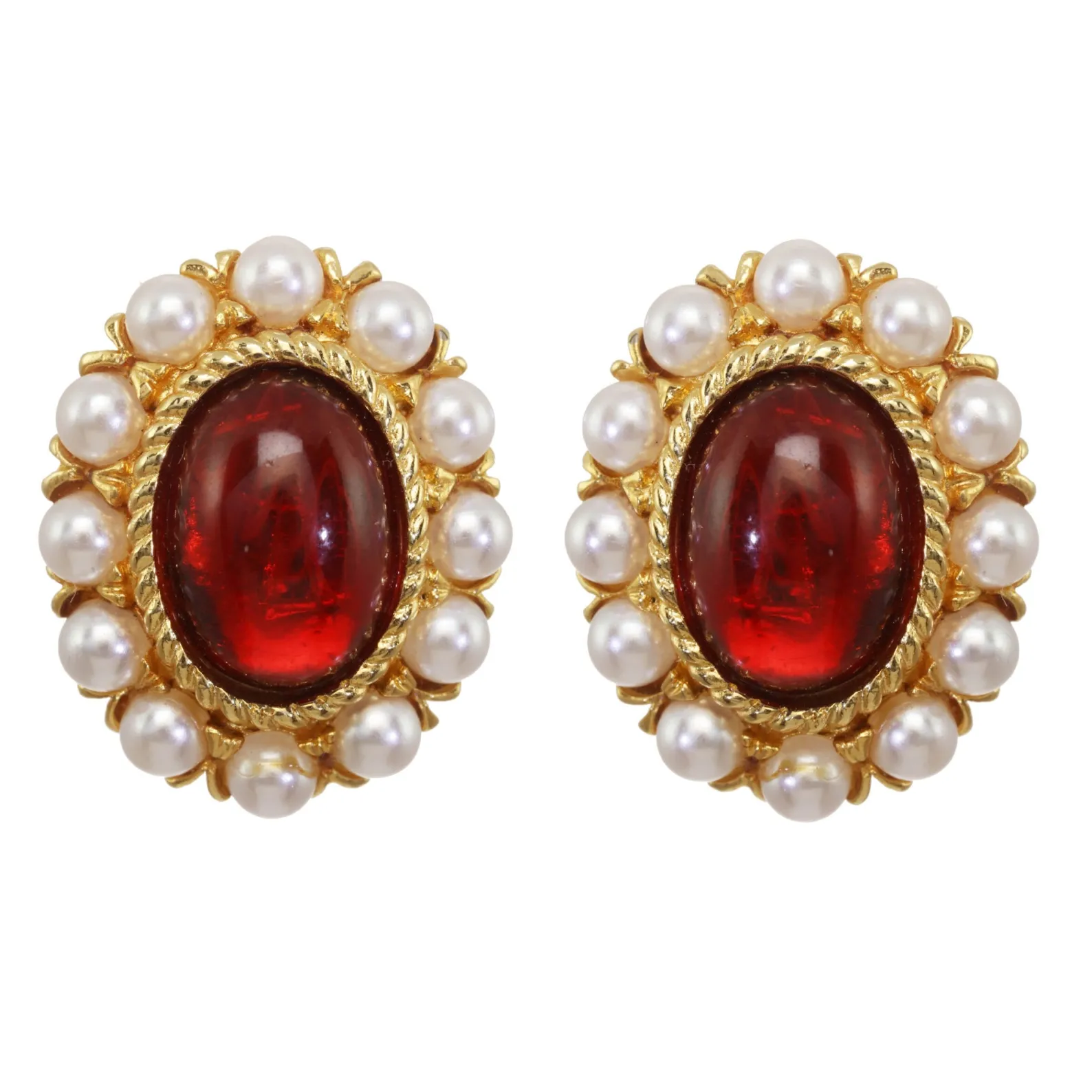 Ben-Amun Ruby Earrings Store